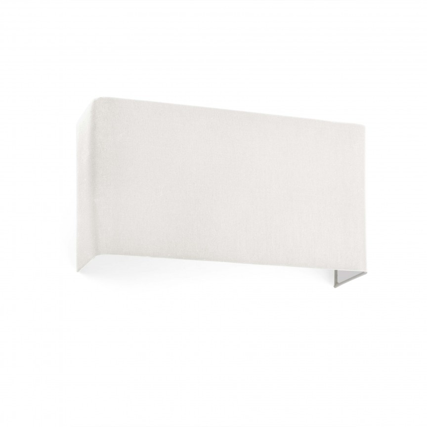Aplica de perete ambientala design modern COTTON Square 2L bej