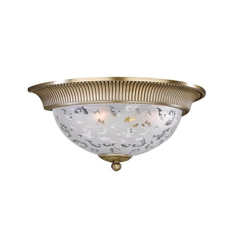 Aplica de perete design clasic din alama si sticla 6202