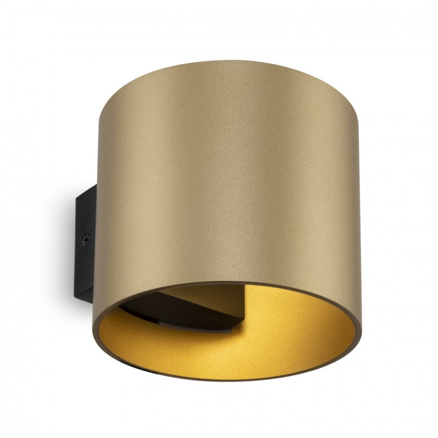 Aplica de perete design tehnic Rond auriu MYC066WL-01MG