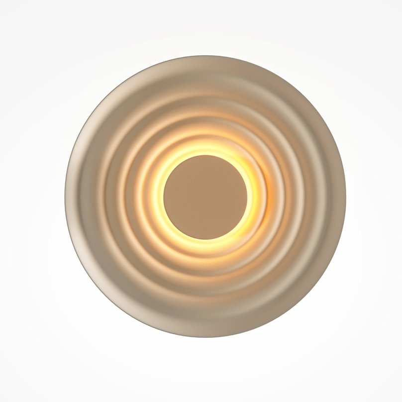 Aplica de perete LED, Aluminiu, Nami gri mat