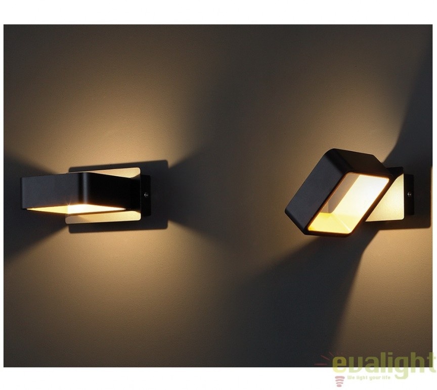 Aplica de perete LED, negru/auriu Tokyo II W0169 MX