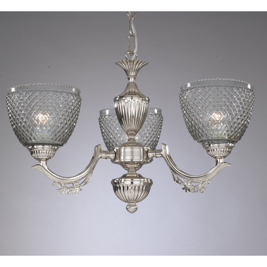 Candelabru cu 3 brate design italian din alama 9851