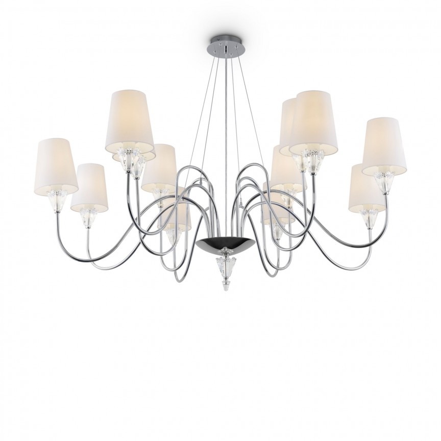Candelabru elegant cu 12 brate FLORERO MYMOD078PL-12CH
