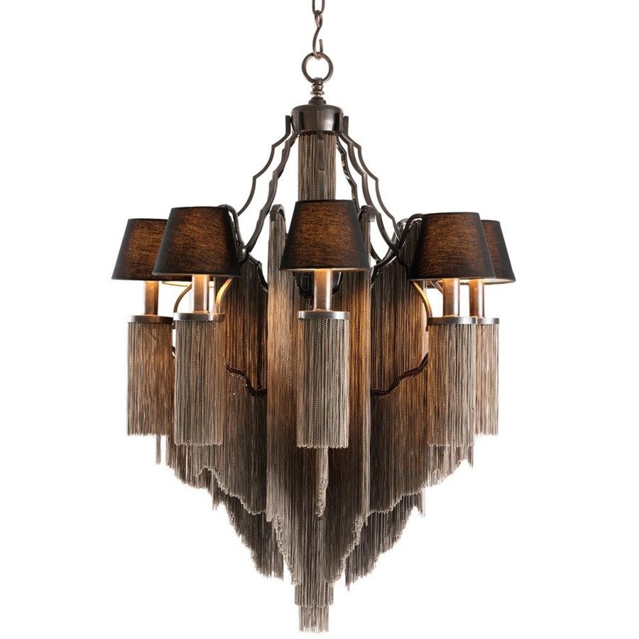 Candelabru LUX finisaj bronz Fringe L 109997 HZ