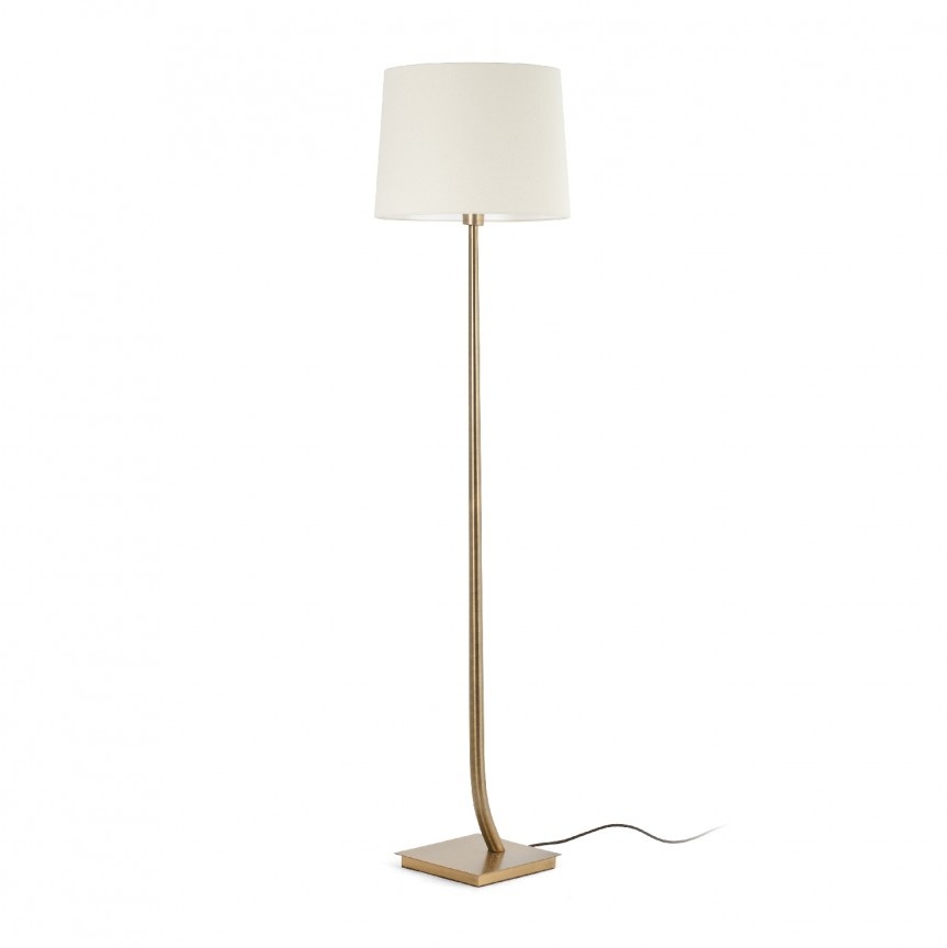 Lampadar / Lampa de podea eleganta design clasic REM bronz/bej