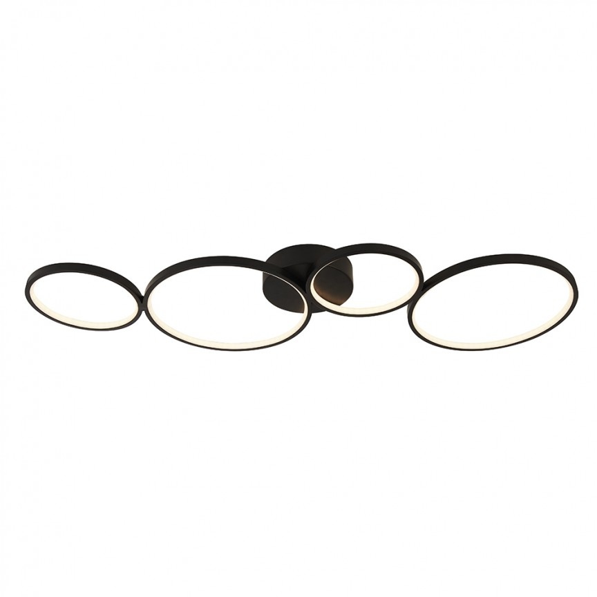 Lustra LED dimabila design circular modern Cirque 4BK 25772-4BK SRT