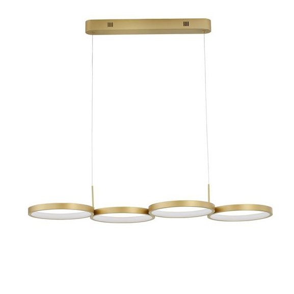 Lustra LED suspendata design modern MAGNUS R4 aurie