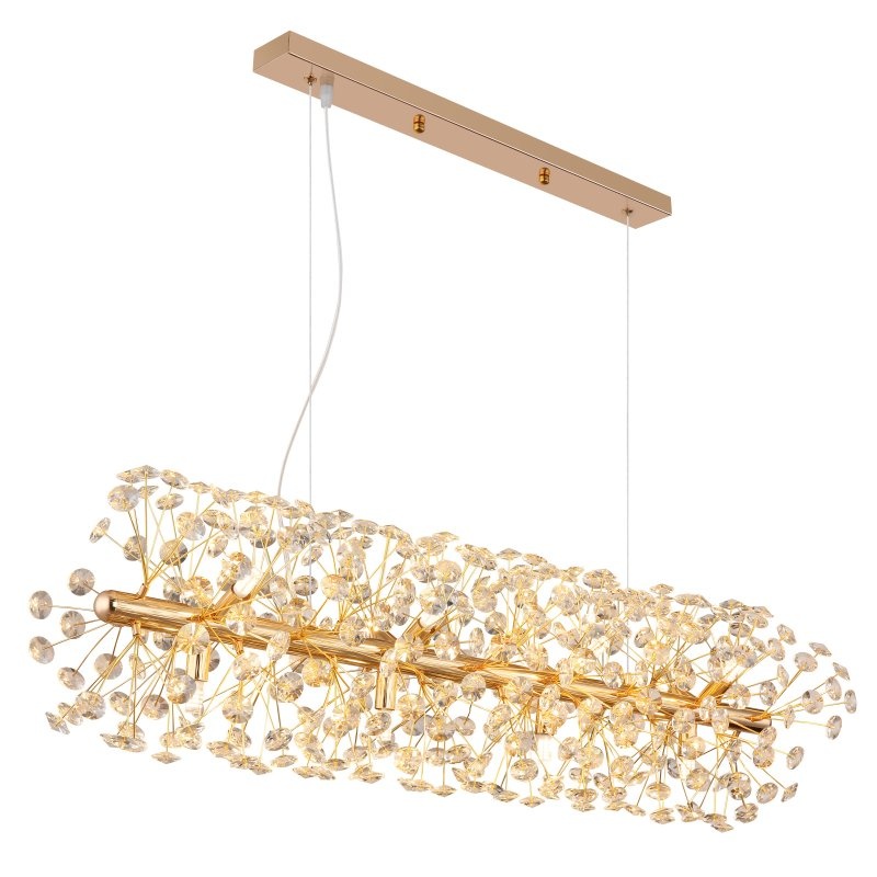 Lustra suspendata design elegant KATRINA L-90cm auriu 64135H4 GL