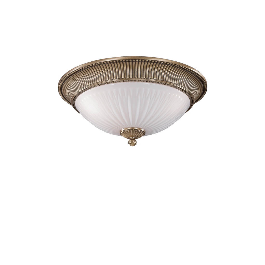 Plafoniera clasica design italian din alama, sticla 9250 RA-PL. 9270/3