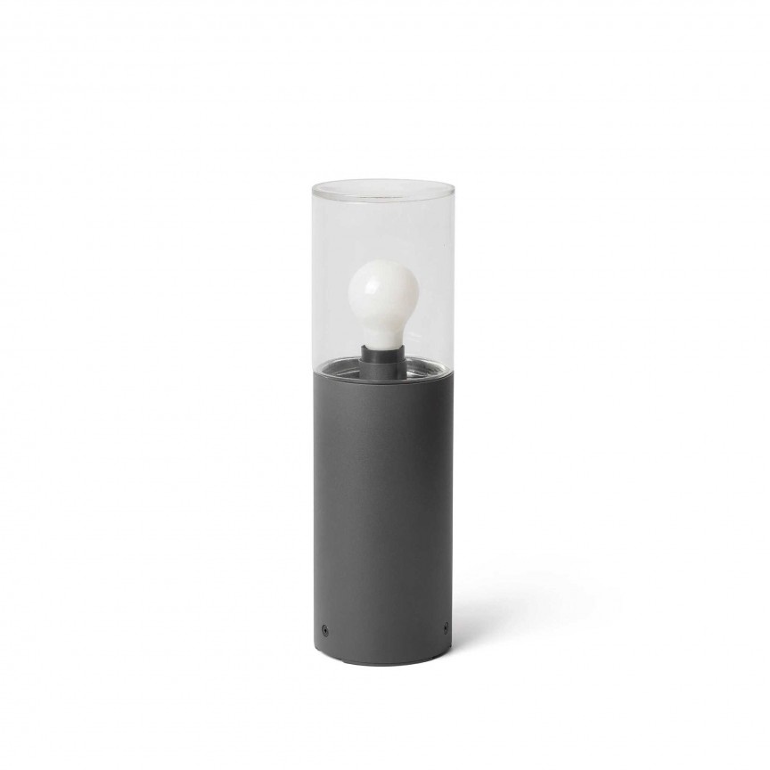 Stalp pentru iluminat exterior IP65 KILA H-40cm transparent