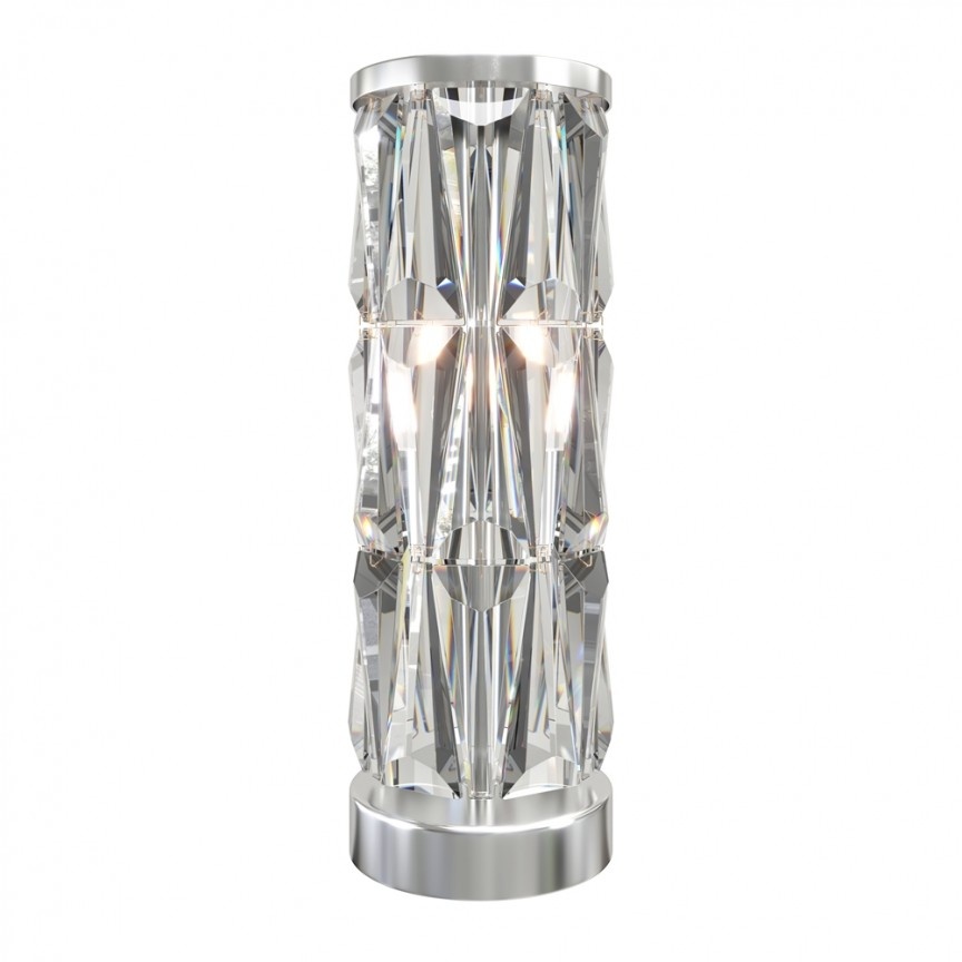 Veioza, Lampa de masa design decorativ Puntes crom