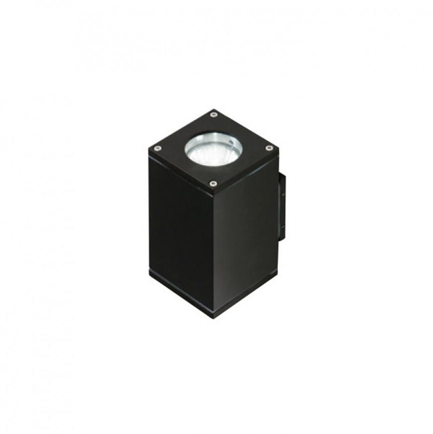 Aplica de perete exterior cu iluminat up-and-down IP54 LIVIO 2 neagra
