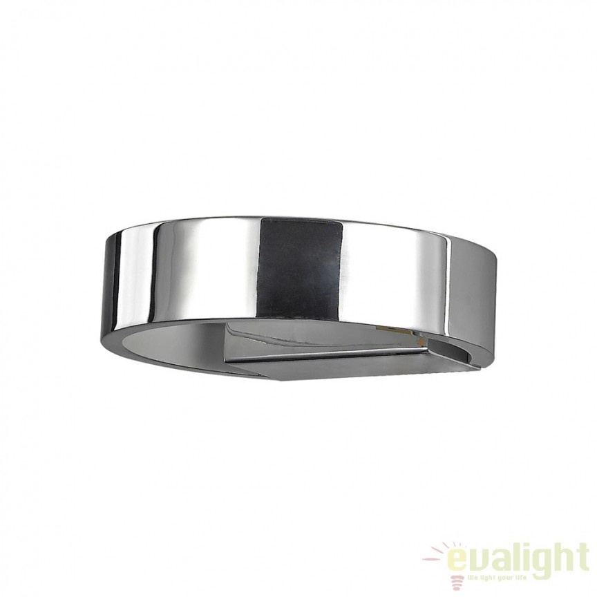 Aplica de perete LED moderna ZED AP1 ROUND CROMO 115184
