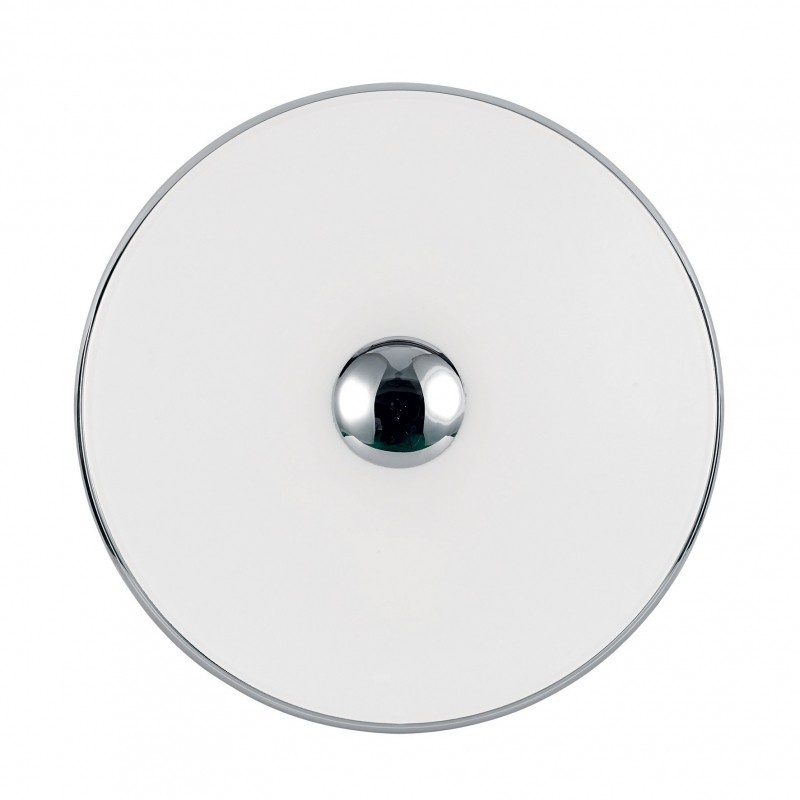 Aplica de perete, Plafoniera cromata cu neon, diametru 53cm AUDI-51 PL2 D53 Cromo 019604