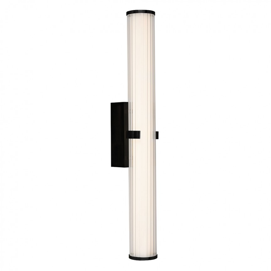 Aplica LED de perete / oglinda baie IP44 Clamp neagra 63126-1BK SRT