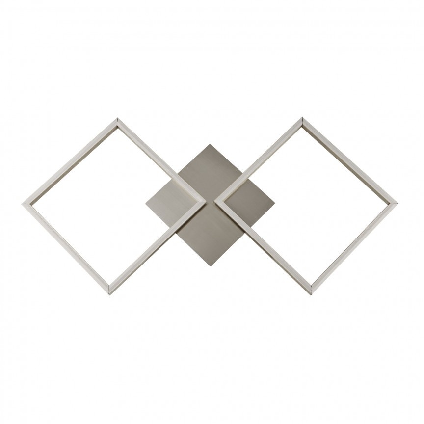 Aplica LED lumina ambientala Wall Art 2lt Square 2912SS SRT