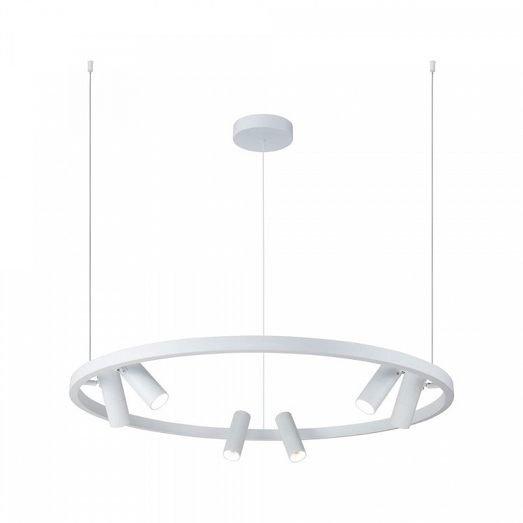 Lustra LED cu spoturi directionabile Satellite alba