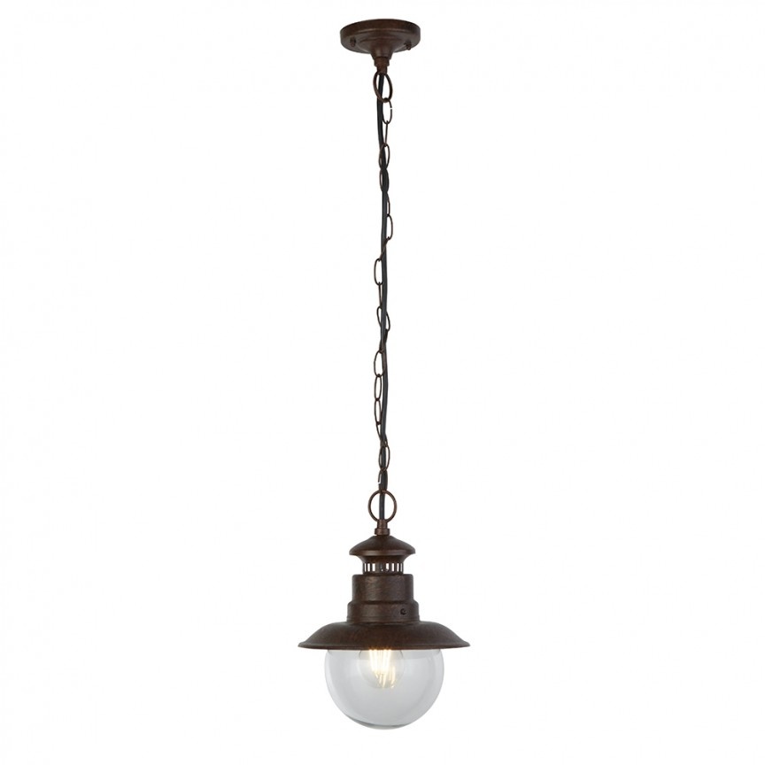 Lustra / Pendul pentru iluminat exterior rustic Station 7653RU SRT