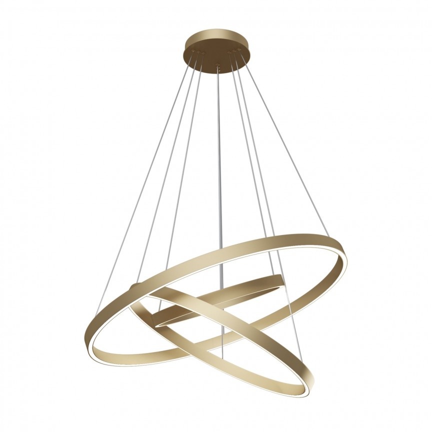 Lustra suspendata LED design tehnic Rim alama MYMOD058PL-L100BS4K
