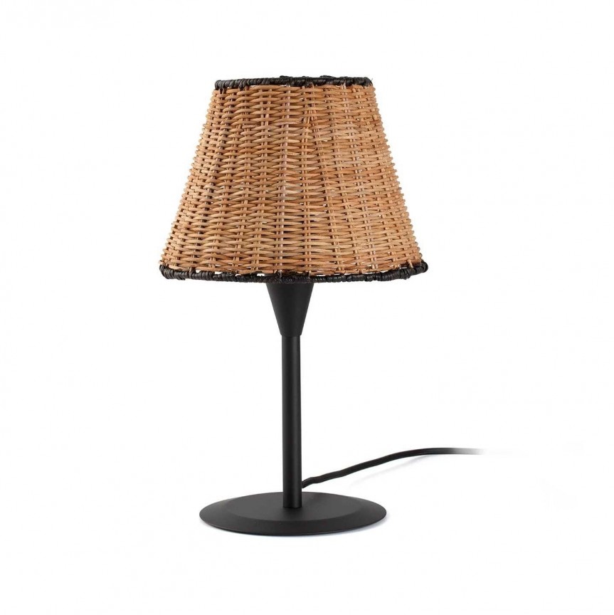 Veioza / Lampa de masa design natural din ratan SUMBA