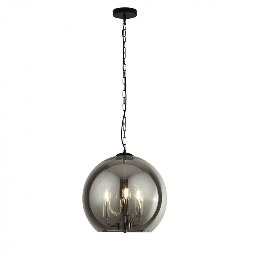 Lustra design modern cu sticla fumurie SPHERE 1783-3SM SRT