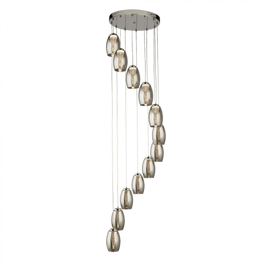 Lustra LED suspendata design XXL Cyclone 12L 97291-12SM SRT