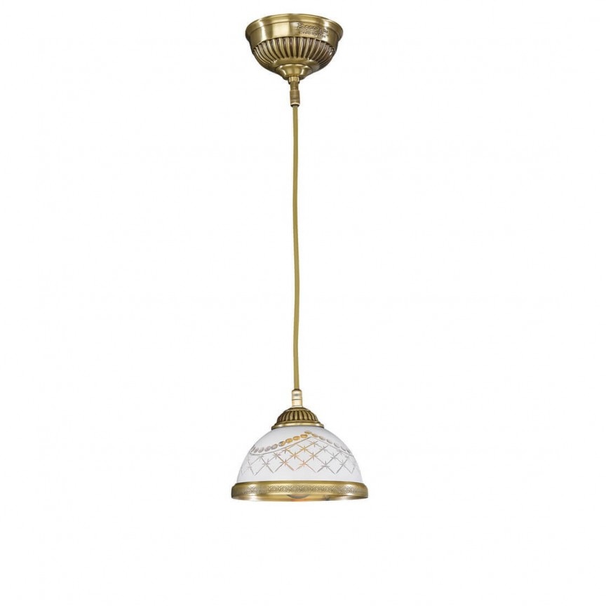 Pendul clasic design italian din alama, sticla 7002 RA-L. 7002/16