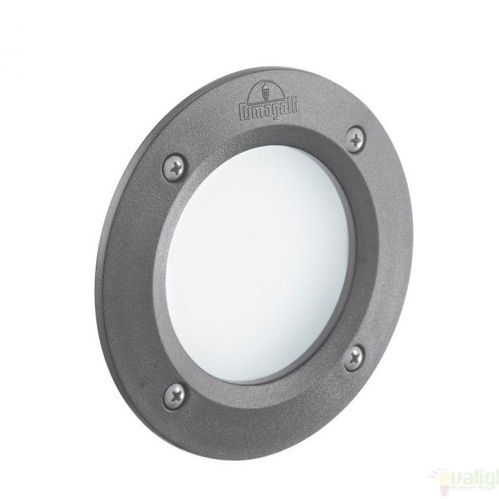 Spot incastrabil pt. exterior, diam.13,4cm, IP66, LED LETI ROUND FI1 GRIGIO 096568