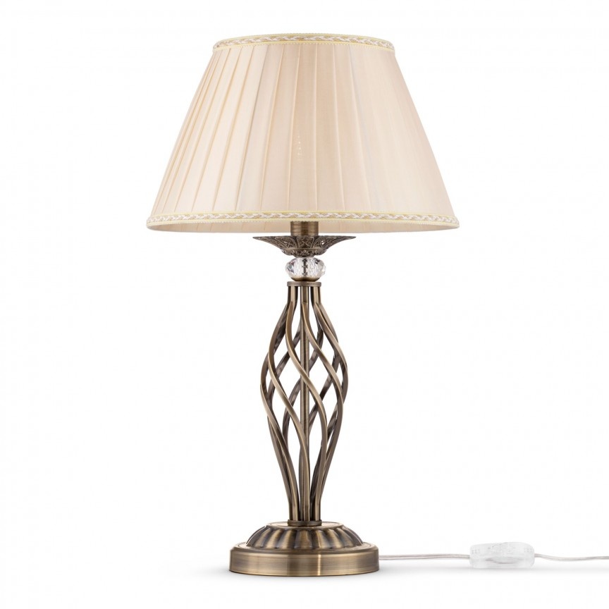 Veioza / Lampa de masa eleganta design clasic Grace bronz MYRC247-TL-01-R