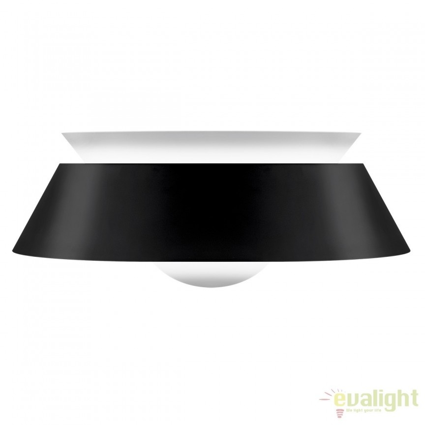 Abajur modern Cuna 38cm, negru