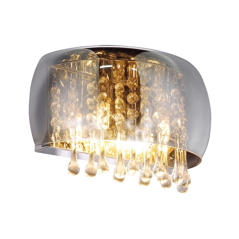 Aplica de perete design modern KALLA fumuriu 15809W GL