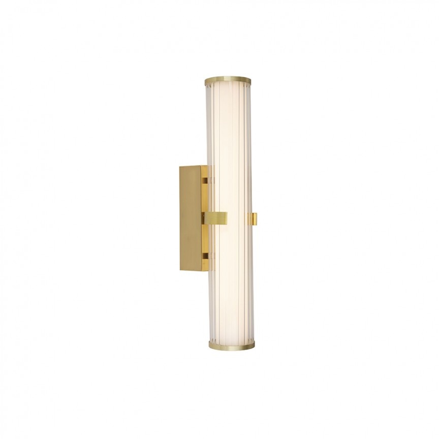 Aplica LED de perete / oglinda baie IP44 Clamp aurie 63125-1GO SRT