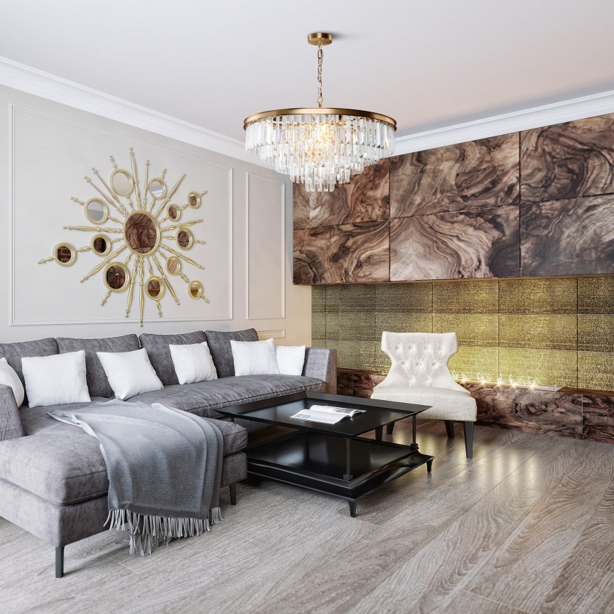 Candelabru design elegant REVERO MYMOD085PL-12BS