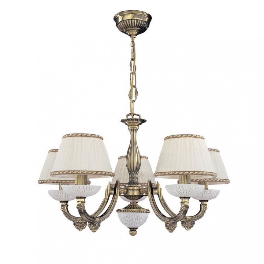 Candelabru din alama 5 brate design italian 5400