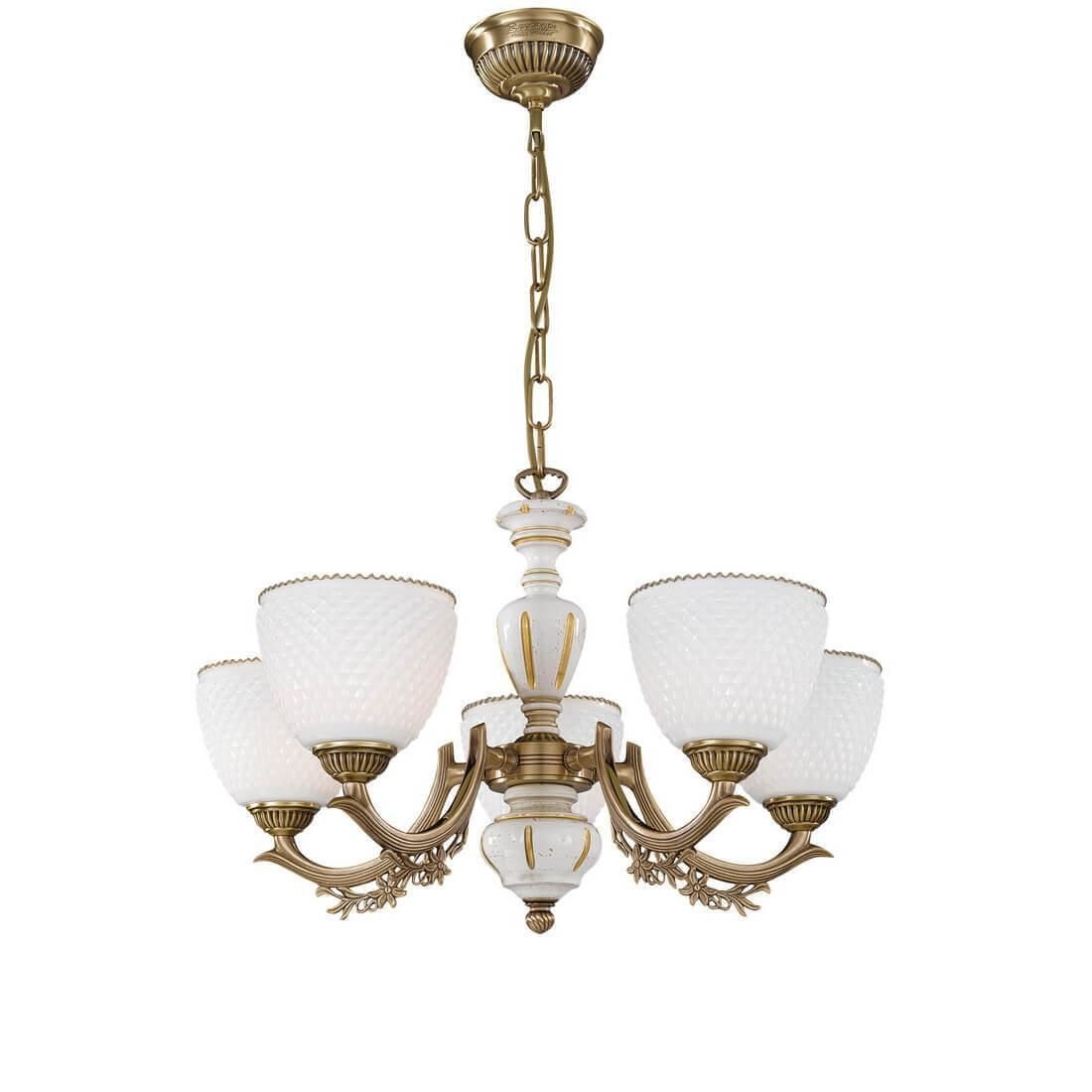 Candelabru din alama cu 5 brate design italian 8656