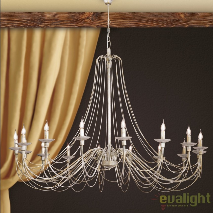 Candelabru XL 16 brate Vela LU 1531/16 Elfenbein-Gold OR
