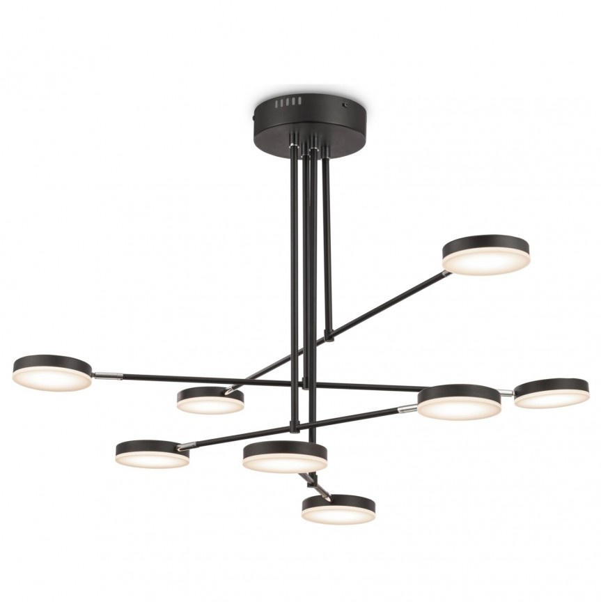 Lustra LED design tehnic Fad negru MYMOD070PL-L48B3K