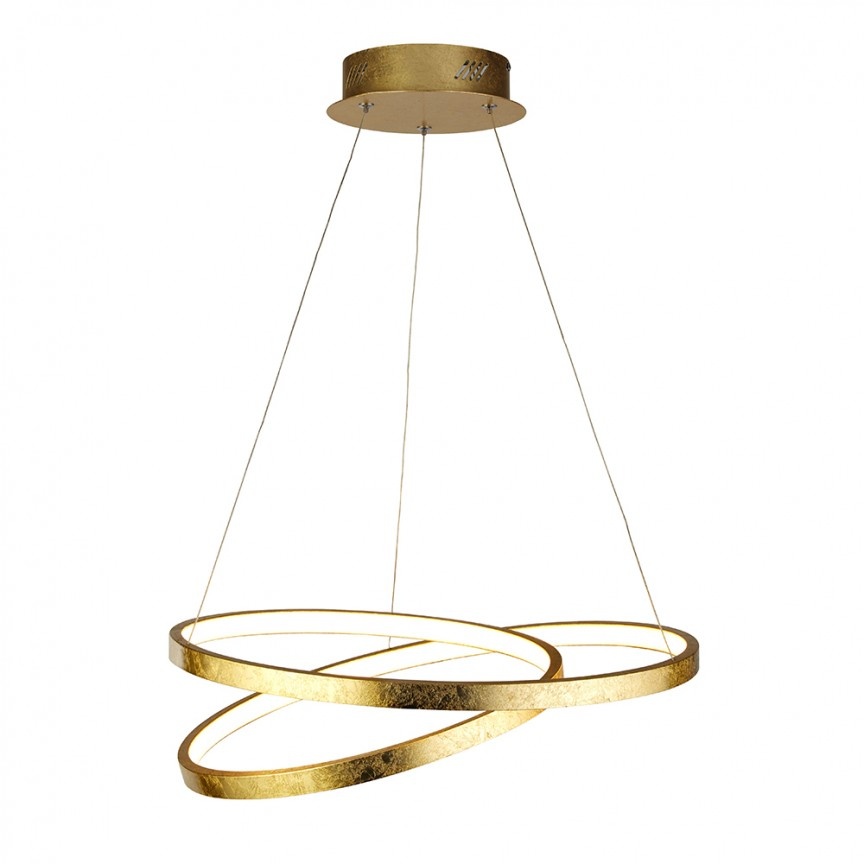 Lustra LED suspendata design modern circular Float aurie 8761GO SRT