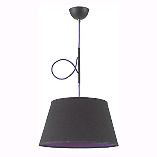 Lustra moderna negru/ purpuriu Lukka 369/1 LP