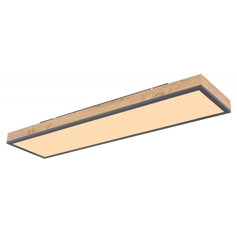 Plafoniera LED cu aspect lemn design dreptunghiular DORO 24W