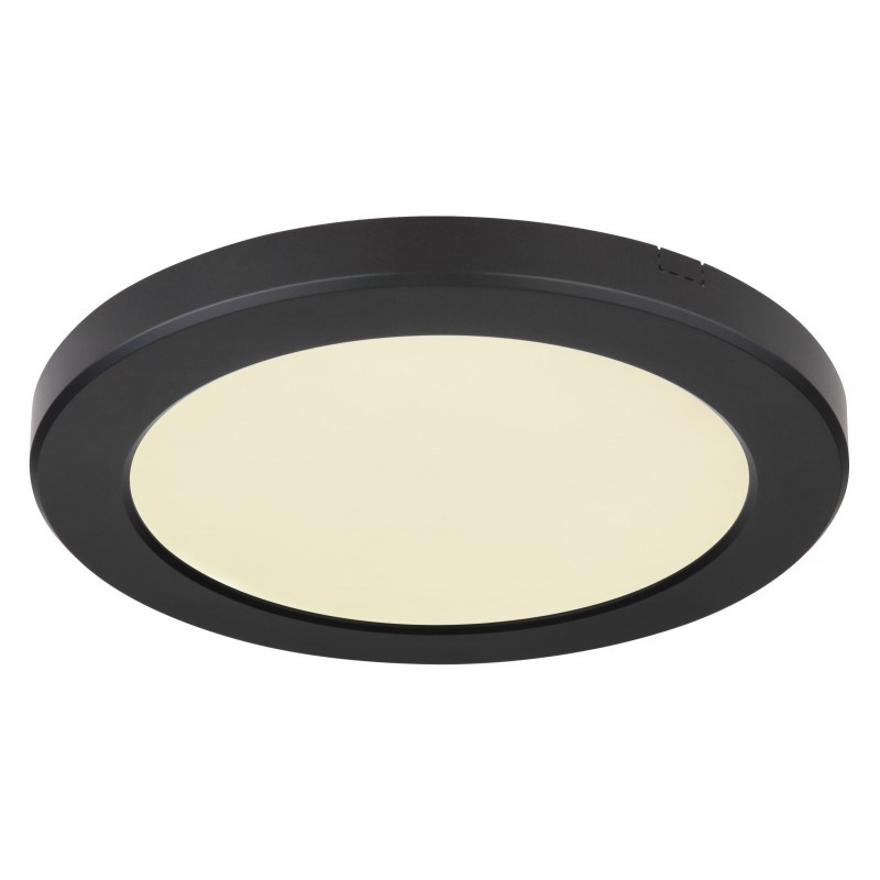 Plafoniera LED design modern, diametru 22cm, LASSE negru 12379-18B GL
