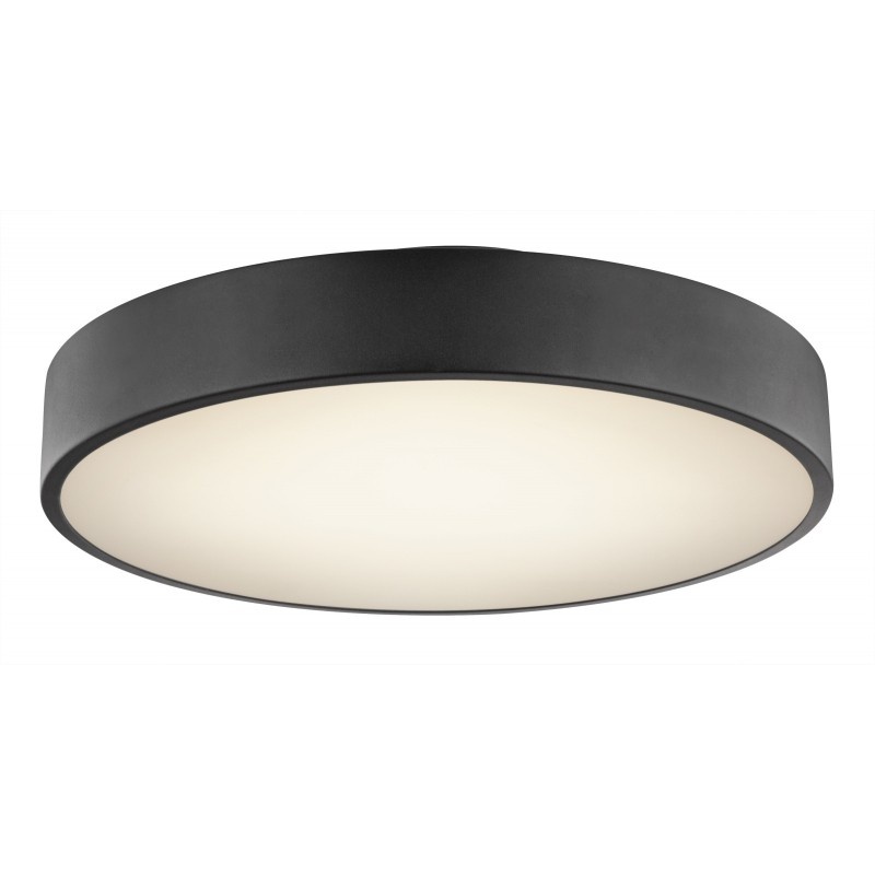 Plafoniera LED dimabila cu telecomanda design modern WISS negru 41744-48S GL