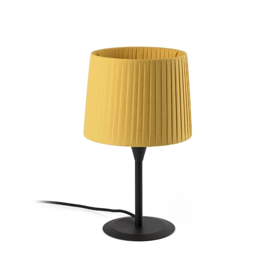 Veioza / Lampa de masa moderna design elegant SAMBA negru/galben 64311-39