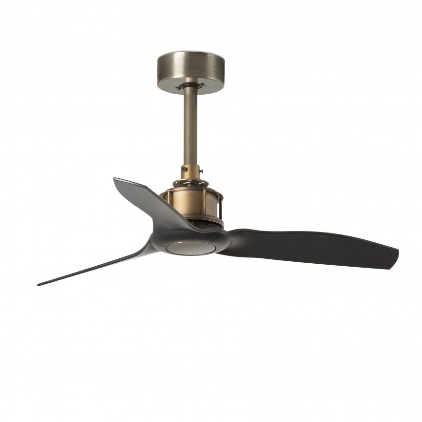 Ventilator de tavan cu telecomanda design modern JUST FAN alama antic / negru