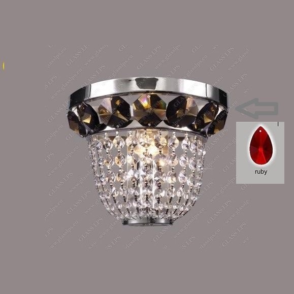 Aplica de perete cristal Bohemia