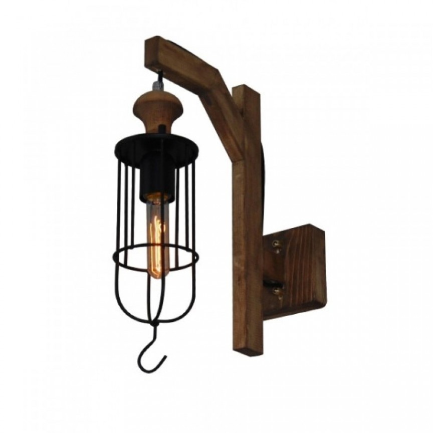 Aplica de perete design rustic-industrial HL-303W MIDAS 77-3130 HL