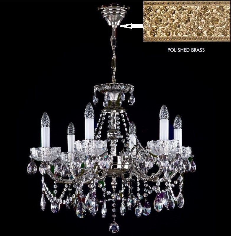 Candelabru Cristal Bohemia Exclusive 6 brate Chandelier CR