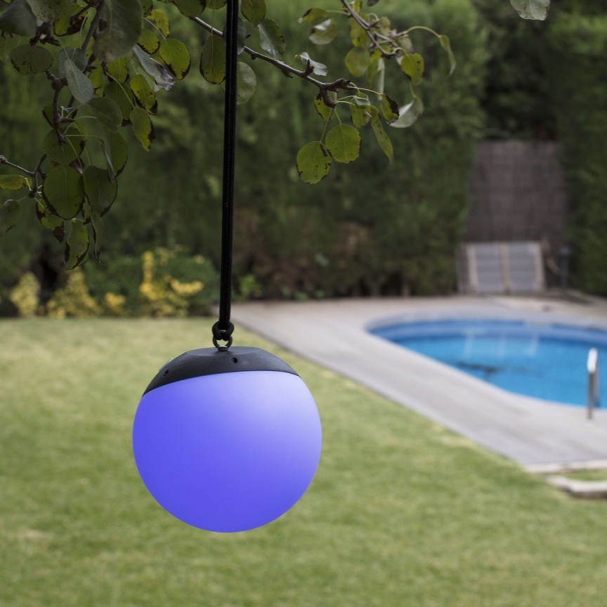 Lampa LED RGB portabila iluminat exterior decorativ IP44 VOILA