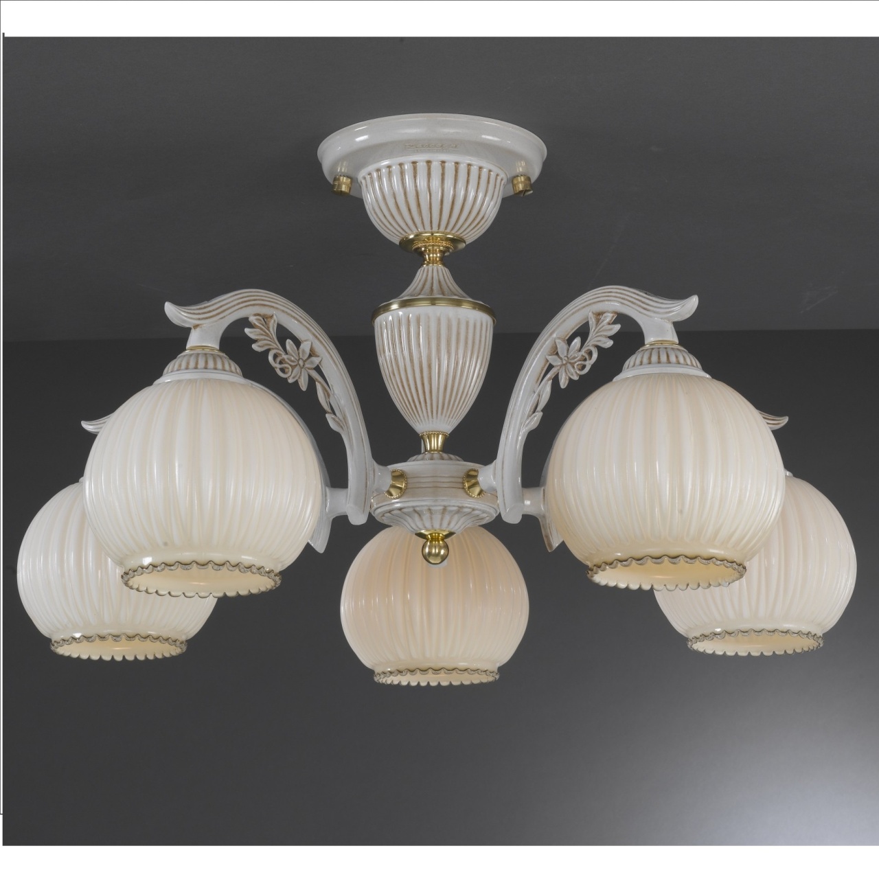 Lustra aplicata cu 5 brate clasica design italian 9670 RA-PL. 9670/5