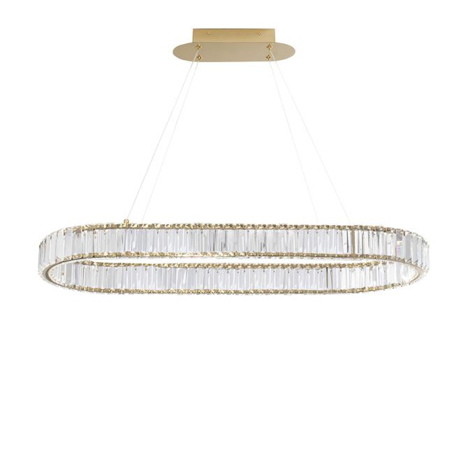Lustra LED suspendata cristal design elegant AURELIA 48W